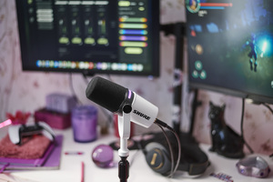 MV7+-W Shure - Micro Podcast XLR et USB-c Blanc