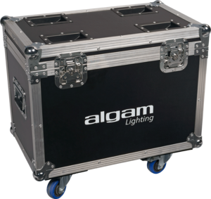 MW1915Z  FC DUO Algam lighting - Pack de 2 lyres Led Zoom 19X 15W en flightcase