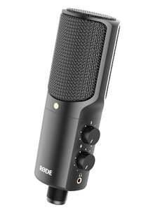 NT-USB Rode - Microphone electret cardioïde avec sortie casque jack 3.5mm pour Podcast - studio