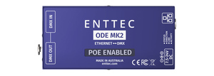 Enttec ODE MK2 avec POE node DMX 1 univers art-Net ACN sACN et ESP