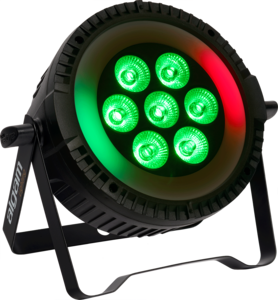 PARWASH76-RING Algam Lighting - Par led 7X8W RGBW avec anneau lumineux.