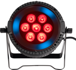 PARWASH76-RING Algam Lighting - Par led 7X8W RGBW avec anneau lumineux.