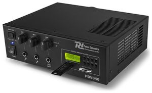 PDV040 Power Dynamics Amplificateur public adress 40w 100V avec lecteur multimédia