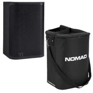 Pack Nomad + housse Audiophony - Enceinte autonome avec mixage 5 entrées bluetooth et housse
