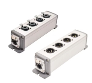 Pack d'extention Audio ou DMX 4 XLR mâles vers 4 combos sur câble RJ45