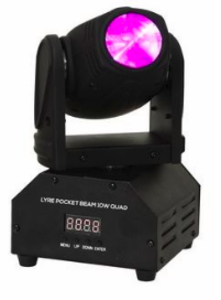 Mini lyre Power lighting Pocket beam 10W RGBW