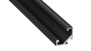 Profilé de montage en aluminium type DXA8 200 cm, pour bande LED jusqu'à  16,2 mm max.