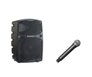 Pack Racer 80 evo Audiophony – Enceinte autonome 12’’ 80W USB Bluetooth avec 1 micro main sans fil