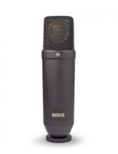 NT1-KIT RODE Microphone à condensateur noire cardioïde avec suspension SM6 et câble XLR