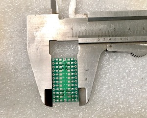 Plaque PCB adaptateur CI cms DIP24 vers SOP 24 et TSSOP 24