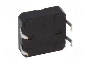 Switch interrupteur à souder 4 pattes SPST-NO 12x12x4.3mm 1.27N