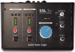 SSL2+ - Interface audio 2 entrées 4 sorties USB-c Solid State Logic
