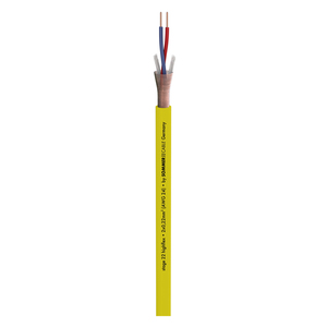 Câble Micro Sommer cable Stage 22 2X0.22 mm2 jaune vendu au mètre