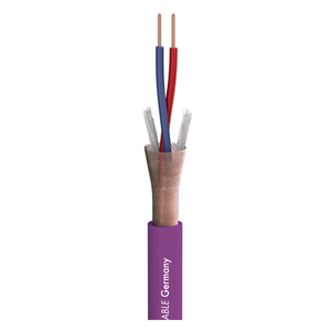 Câble Micro Sommer cable Stage 22 2X0.22 mm2 violet vendu au mètre
