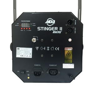 Stinger II ADJ - Effet Led 3 en 1 Laser multifaisceau et strobe UV