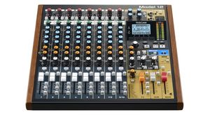 Model 12 Tascam - Table de mixage analogique 10 pistes avec enregistreur sur carte SD