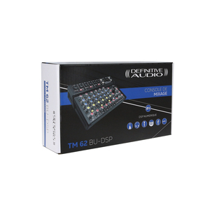 TM 62 BU-DSP Definitive audio - Table de mixage 9 canaux - Effet, lecteur USB et bluetooth