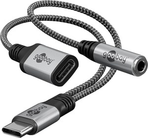 Adaptateur USB-C vers USB-C et Jack, 3,5 mm