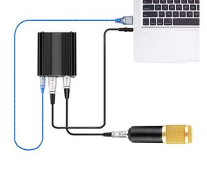 VDX10 Vonyx - Alimentation fantôme sur USB-C pour micro statique XLR