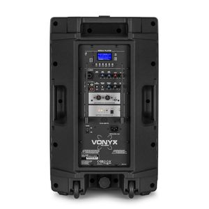 VSA500 VONYX - Enceinte autonome 12 pouces sur batterie 2 micros mains