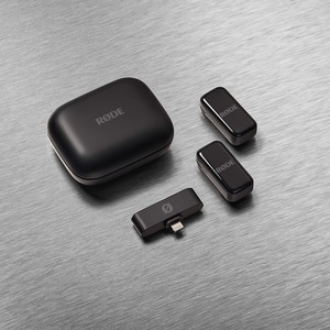 Wireless micro C Rode - Système de micro pour téléphone 2 micros noirs + 1 récepteur USB-C
