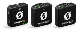 WirelessME Dual Rode - Système micro sans fil 2 micros + 1 récepteur