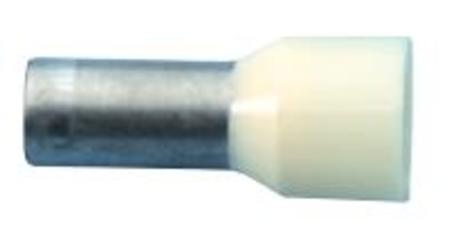Image principale du produit 100 embouts de câblage BLanc pour câble 16 mm2