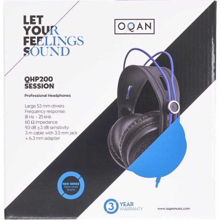 Image nº6 du produit QHP200 SESSION OQAN - Casque Studio 53 mm son puissant fidélité