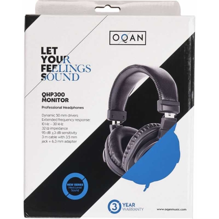 Image nº6 du produit QHP300 Monitor OQAN - Casque studio fermé dynamique 50 mm 32ohms