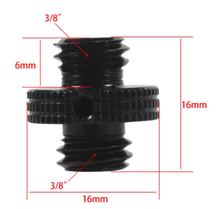Image nº4 du produit Adaptateur 3/8 mâle vers 3/8 mâle pour accessoires micro