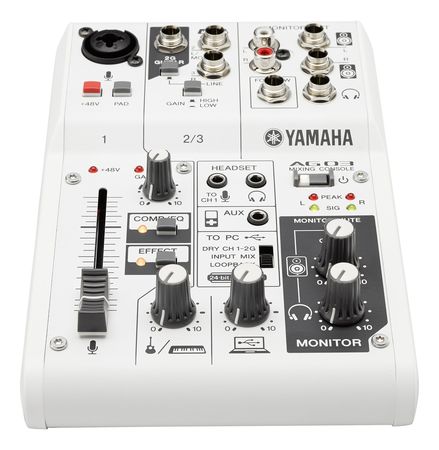 Image secondaire du produit AG03 yamaha Mixage 3 entrées avec interface USB