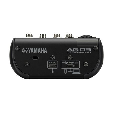 Image nº3 du produit AG03 MK2 noire Yamaha - Console USB de streaming 3 canaux