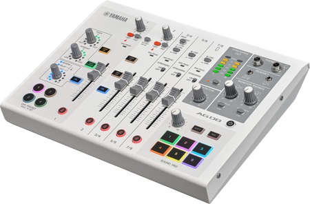 Image principale du produit AG08 WH YAMAHA CONSOLE USB STREAMING