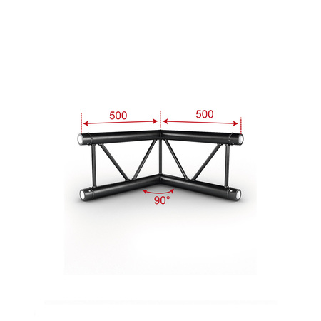 Image nº3 du produit AGDUO29-01 blk Contestage - Angle de structure 90° en échelle vertical noir