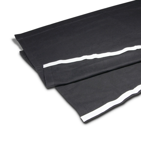 Image principale du produit jupe de scène  Molleton noir B1 avec Velcro 2m de long hauteur 1 m