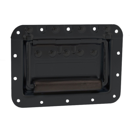 Image principale du produit 34085 BLK - Poignée de flight à ressort encastrable 14mm noire