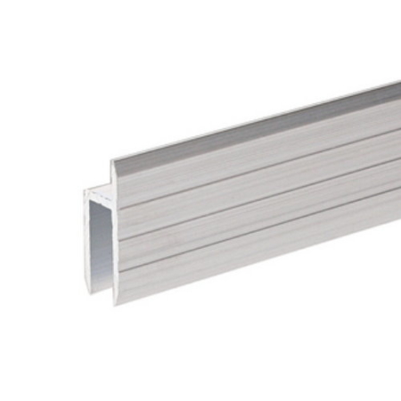 Image principale du produit Adam Hall Hardware 6126 - Profilé aluminium en h pour Portes de Service matériau 7 mm, prix au mètre