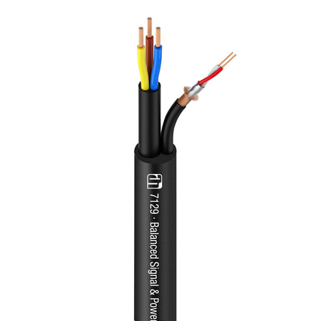 Image principale du produit Câble mixte 1 paire audio symetrique et 3G1mm2 secteur vendu au m