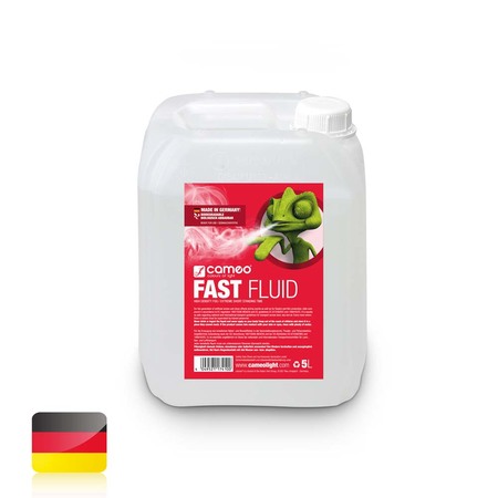 Image principale du produit Cameo FAST FLUID 5L - Liquide pour machines à fumée à très haute densité et tenue très courte 5 l