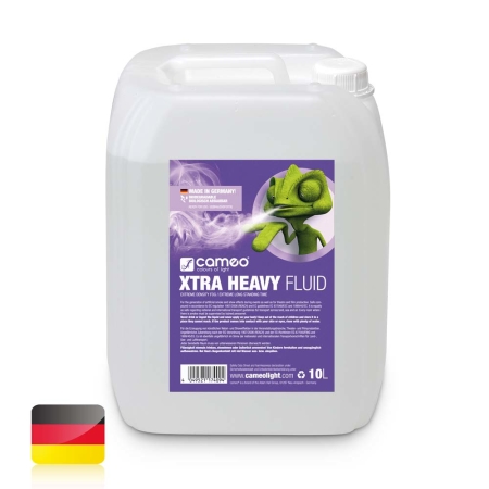Image principale du produit Cameo XTRA HEAVY FLUID 10L - Liquide pour machines à fumée à forte densité et tenue extrêmement longue 10 l