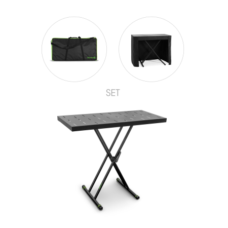 Image principale du produit KSX 2 RD SET 1 Gravity - support clavier avec table tissus et housse