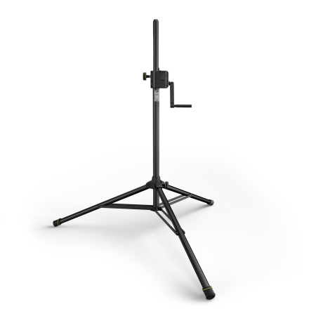Image principale du produit Gravity SP 5322 B - Pied d'enceinte télescopique à manivelle avec mécanisme de verrouillage automatique