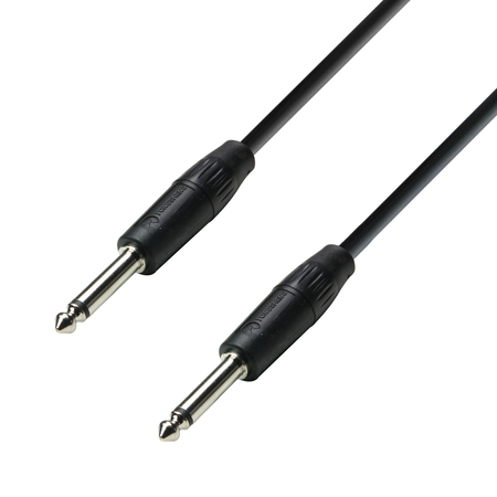 Image principale du produit Câble Enceintes 2 x 1,5 mm² Jack 6,35 mm mono vers Jack 6,35 mm mono 1,5m
