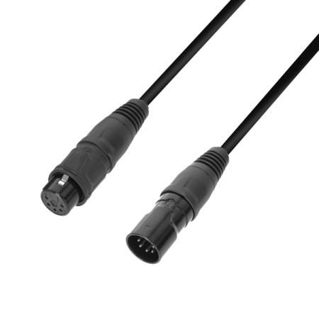 Image principale du produit cable DMX 110ohms XLR 5 broches male Femelle IP65 20m