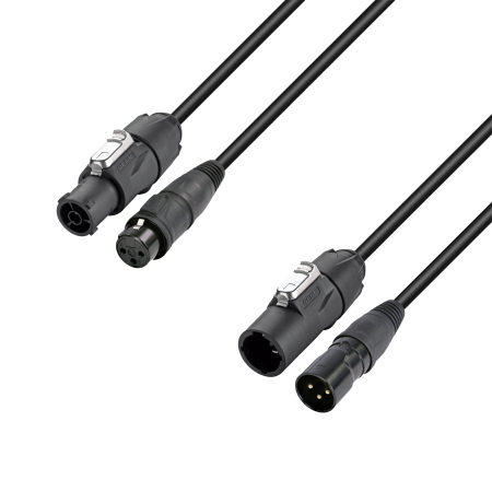 Image principale du produit Câble hybride Alim true1 et DMX XLR 3 broches, longueur  5 m
