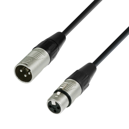 Image principale du produit Câble Micro REAN XLR mâle vers XLR femelle 5 m