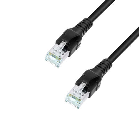 Image principale du produit Câble réseau Cat.6a (S/FTP) by Draka et connectique Hirose RJ45 sur RJ45 - 3m