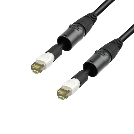 Image secondaire du produit Câble réseau Cat.6a (S/FTP) Neutrik etherCON, rétractable - 3 m