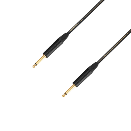 Image principale du produit Câble Instrument Neutrik Jack 6,35 mm mono vers Jack 6,35 mm mono 1.5 m