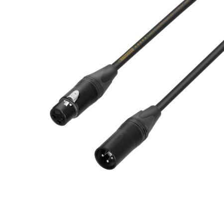 Image principale du produit Câble Micro XLR Neutrik femelle vers XLR mâle 1 m